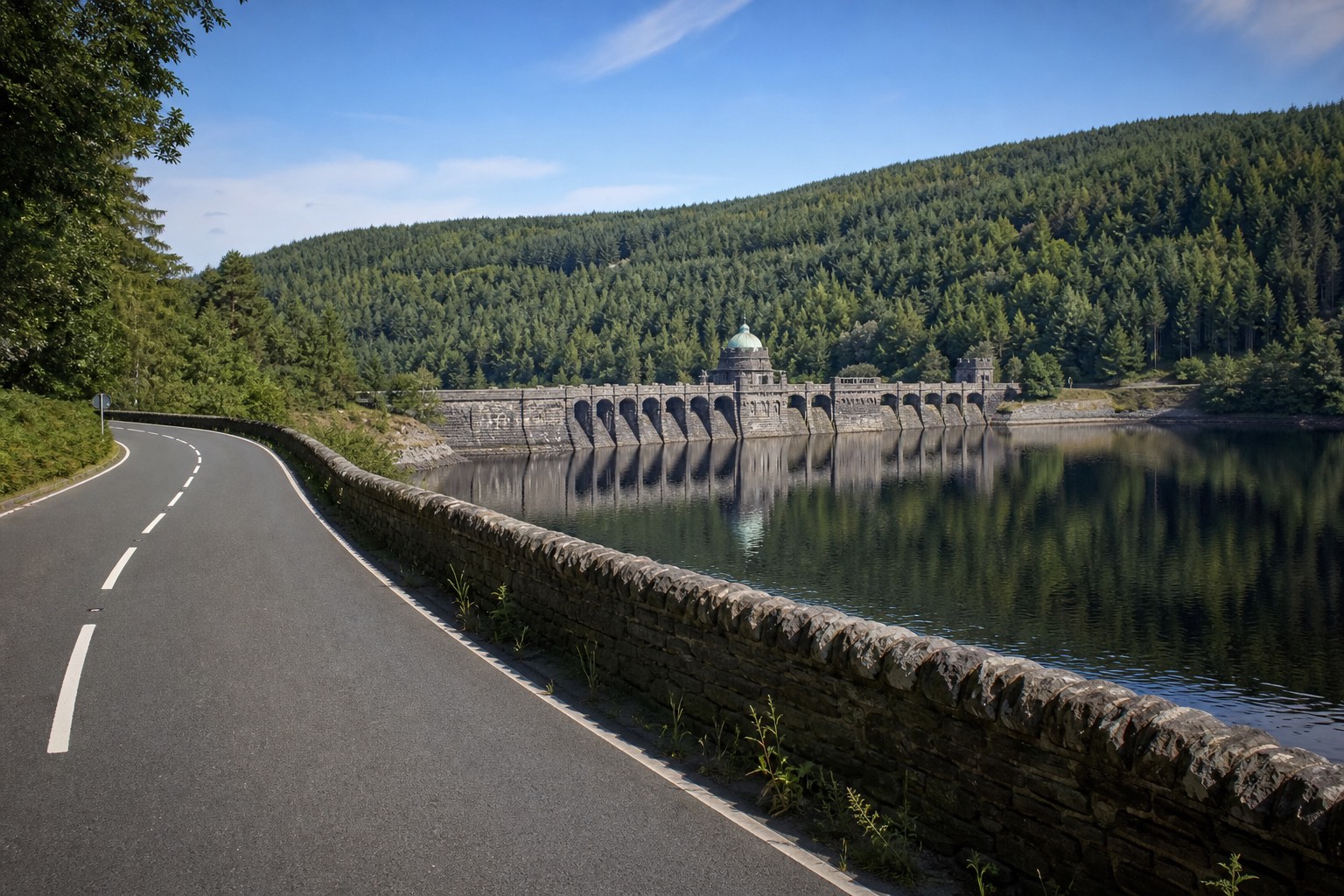 Elan Valley dam and reservoir